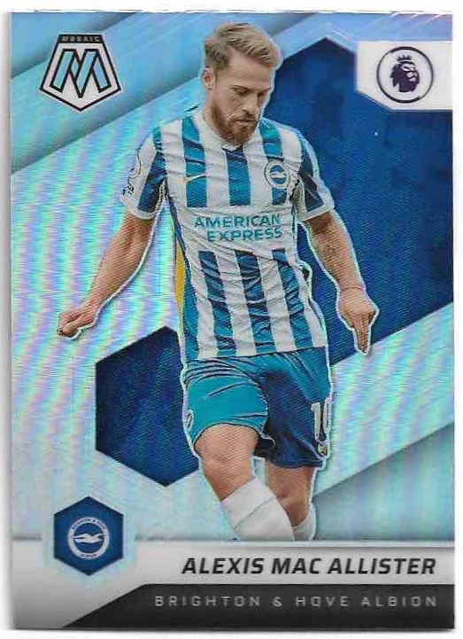 Silver Prizm ALEXIS MAC ALLISTER 21-22 Panini Mosaic Soccer