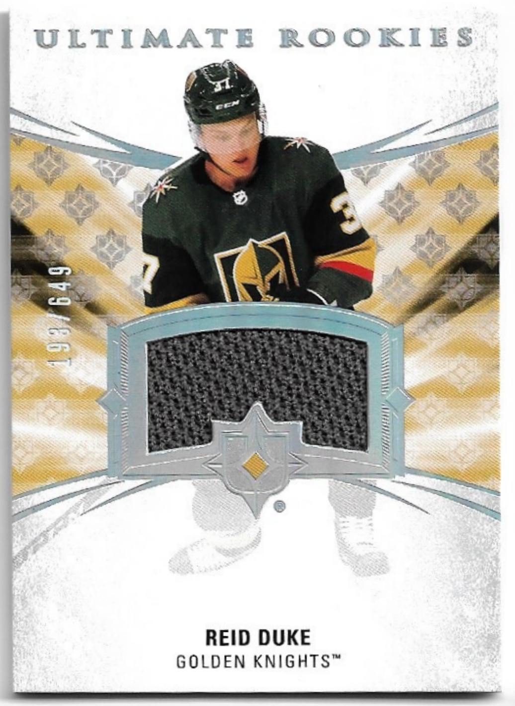 Jersey Ultimate Rookies REID DUKE 20-21 UD Ultimate /649