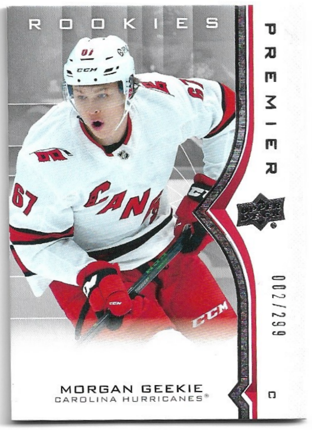 Rookies MORGAN GEEKIE 20-21 UD Premier /299