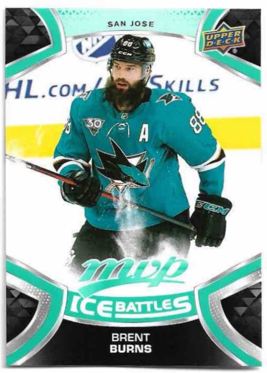 Ice Battles BRENT BURNS 21-22 UD MVP