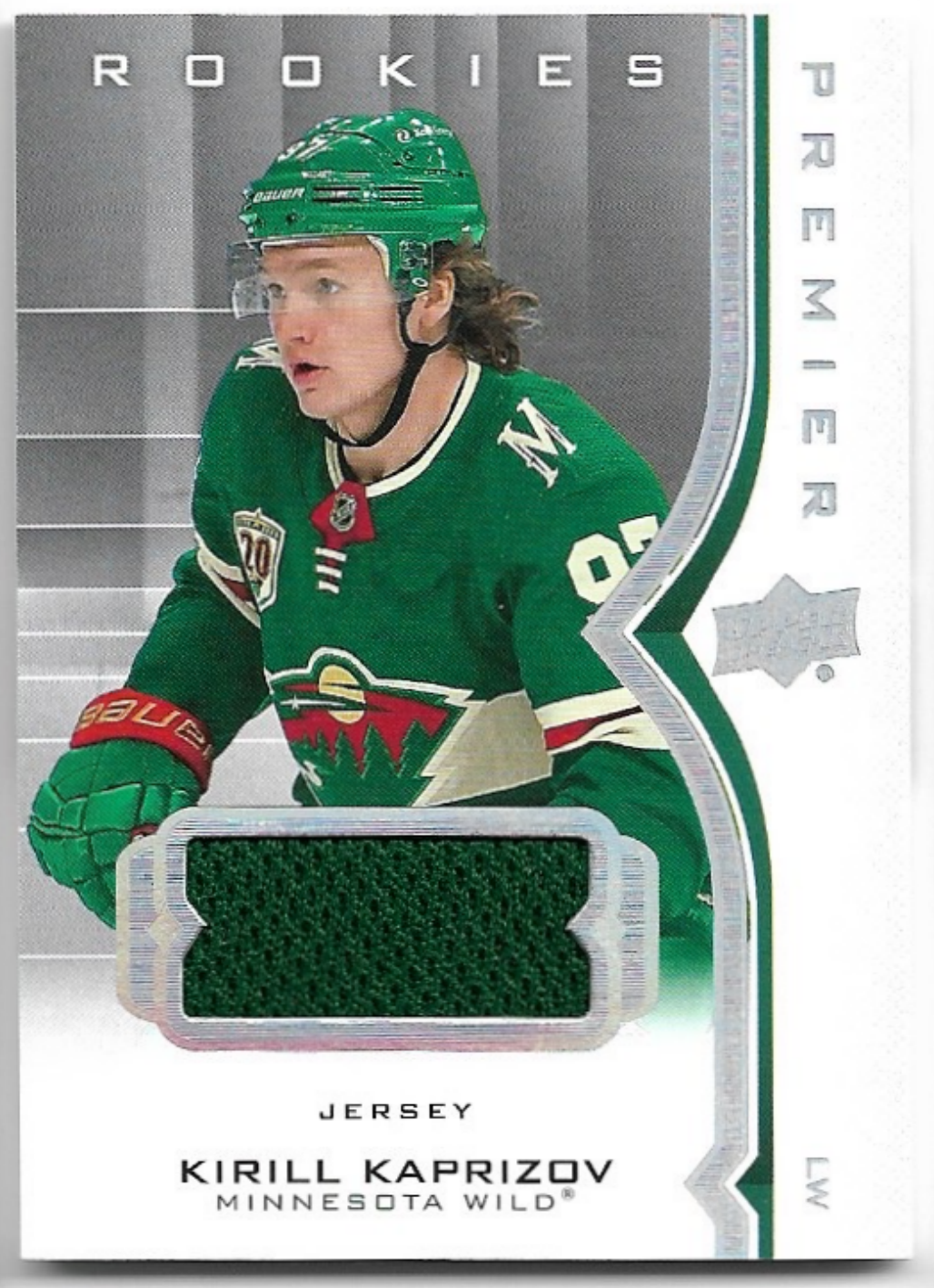 Jersey Rookie Kirill Kaprizov 20-21 UD Premier