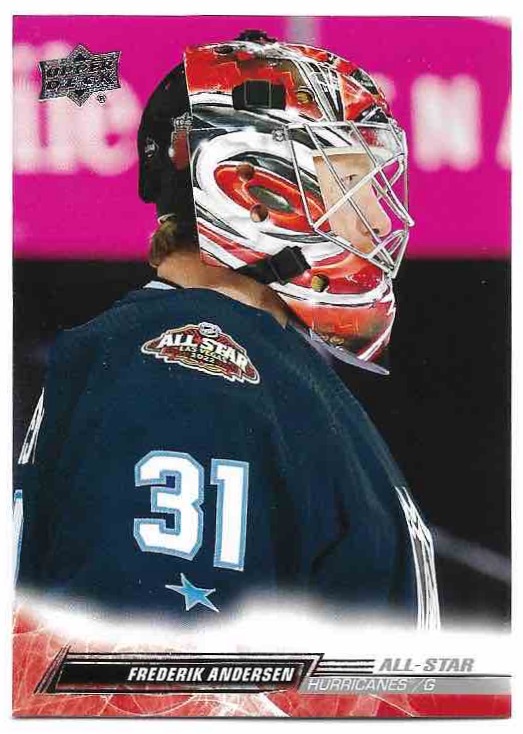 All-Star FREDERIK ANDERSEN 22-23 UD Extended Series (naražený růžek)