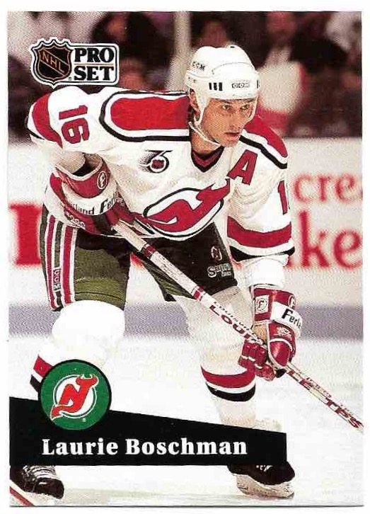 LAURIE BOSCHMAN 91-92 Pro Set