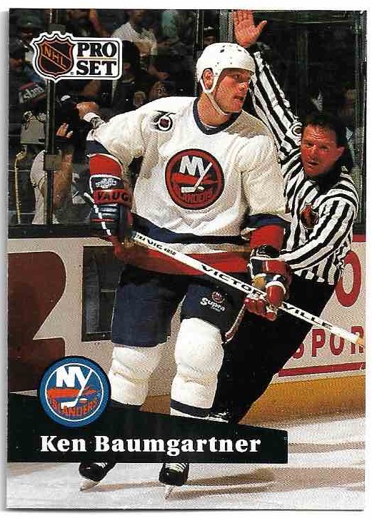 KEN BAUMGARTNER 91-92 Pro Set
