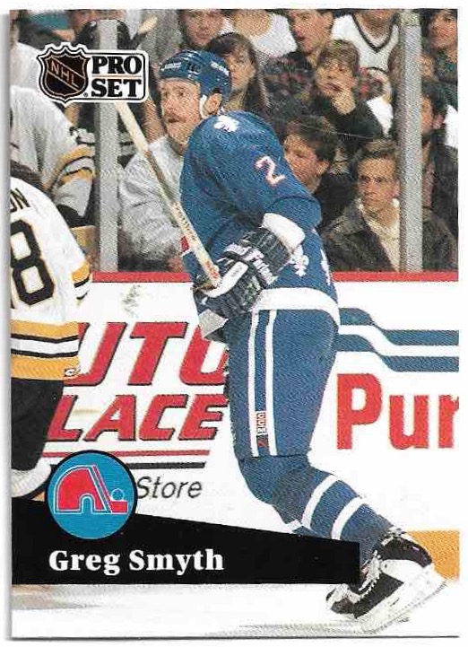 GREG SMYTH 91-92 Pro Set