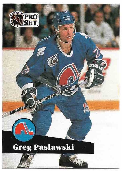GREG PASLAWSKI 91-92 Pro Set