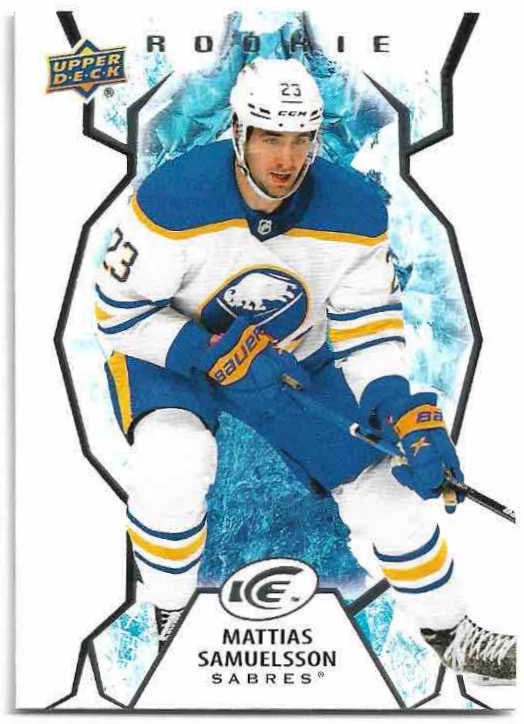 Rookie MATTIAS SAMUELSSON 21-22 UD Ice