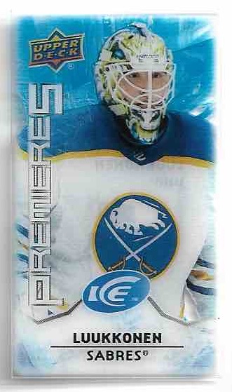Rookie Ice Premieres Mini UKKO-PEKKA LUUKKONEN 21-22 UD Ice