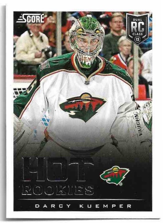 Hot Rookies DARCY KUEMPER 13-14 Panini Score Hockey
