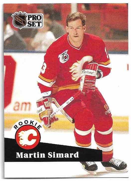 Rookie MARTIN SIMARD 91-92 Pro Set