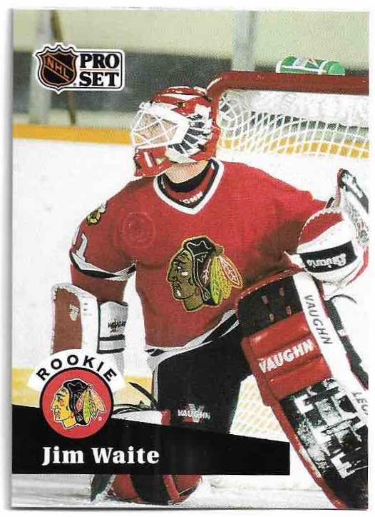 Rookie JIM WAITE 91-92 Pro Set
