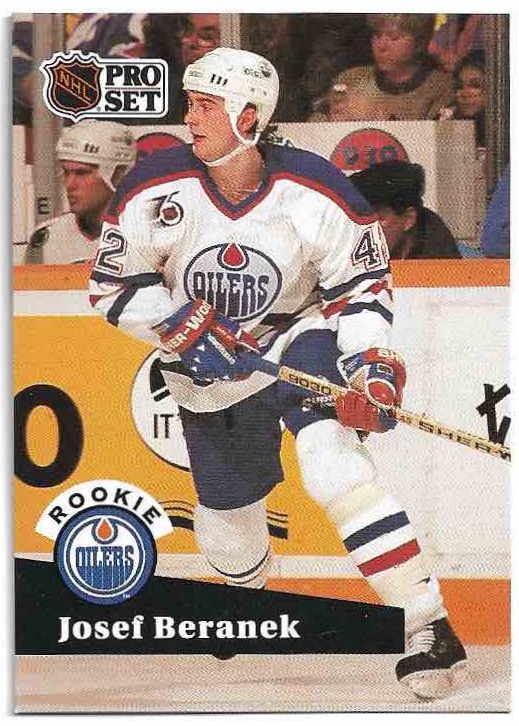 Rookie JOSEF BERÁNEK 91-92 Pro Set