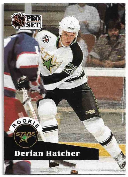 Rookie DERIAN HATCHER 91-92 Pro Set