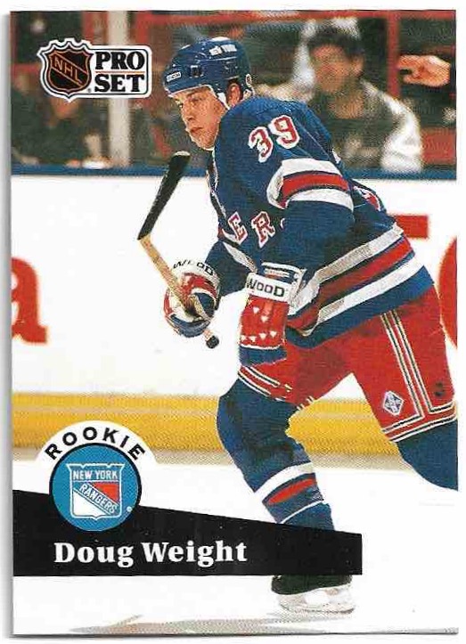 Rookie DOUG WEIGHT 91-92 Pro Set