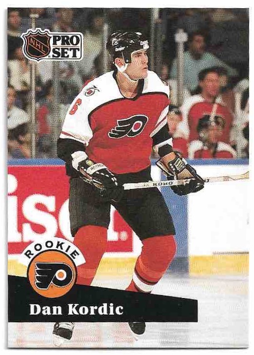 Rookie DAN KORDIC 91-92 Pro Set