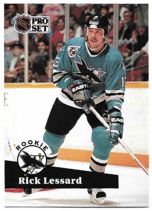 Rookie RICK LESSARD 91-92 Pro Set