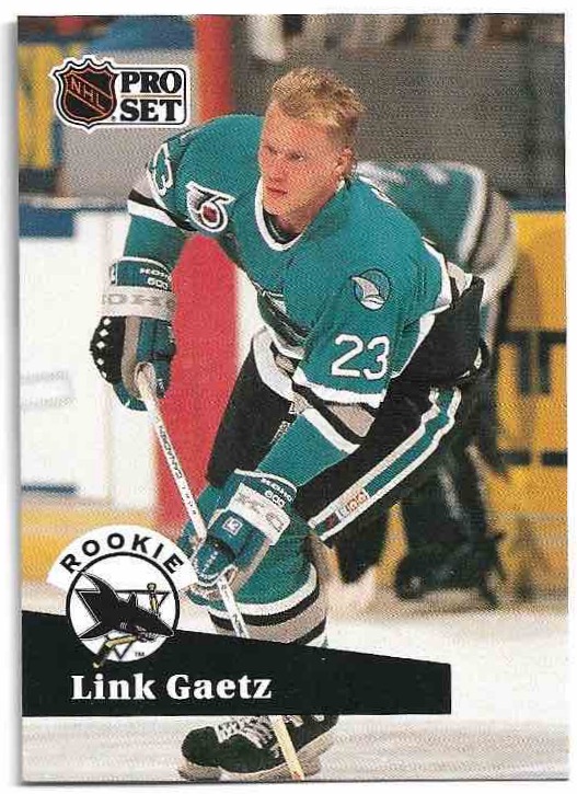 Rookie LINK GAETZ 91-92 Pro Set