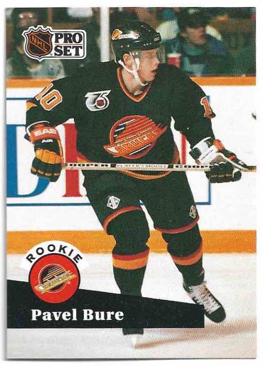 Rookie PAVEL BURE 91-92 Pro Set