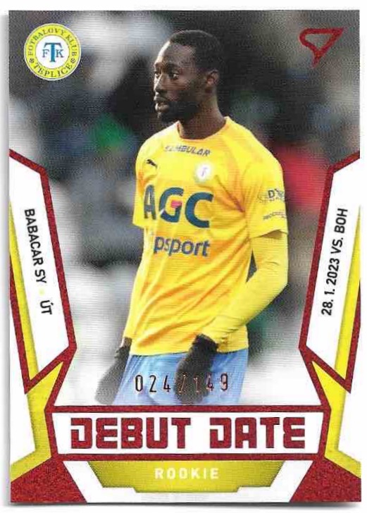 Limit Debut Date Rookie BABACAR SY 22-23 SportZoo Fortuna Liga Série 2 /149