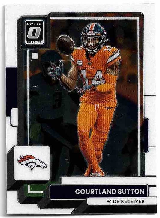 COURTLAND SUTTON 2022 Panini Donruss Optic Football