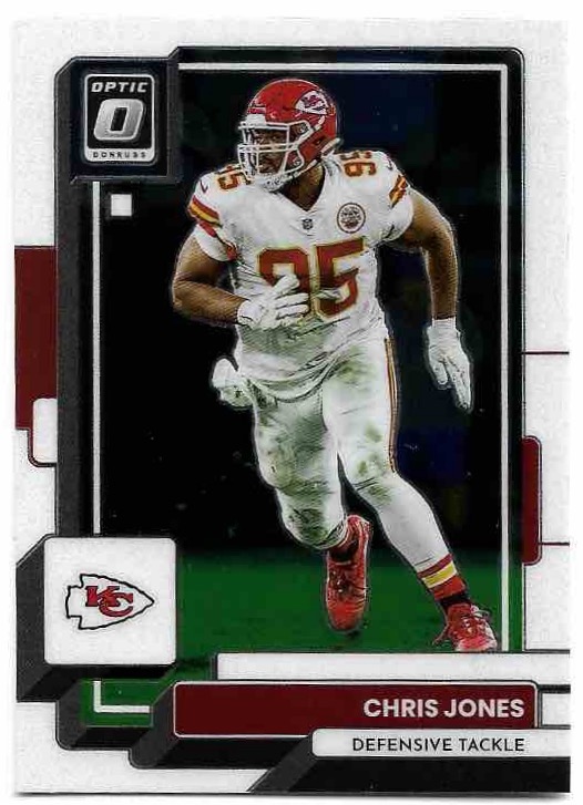 CHRIS JONES 2022 Panini Donruss Optic Football