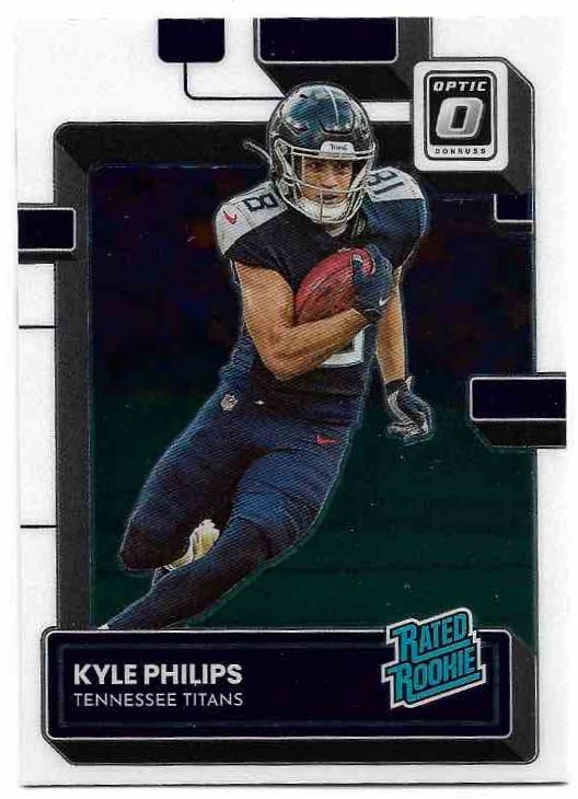Rated Rookie KYLE PHILIPS 2022 Panini Donruss Optic Football
