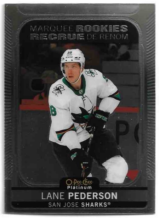Marquee Rookies LANE PEDERSON 21-22 UD O-Pee-Chee OPC Platinum