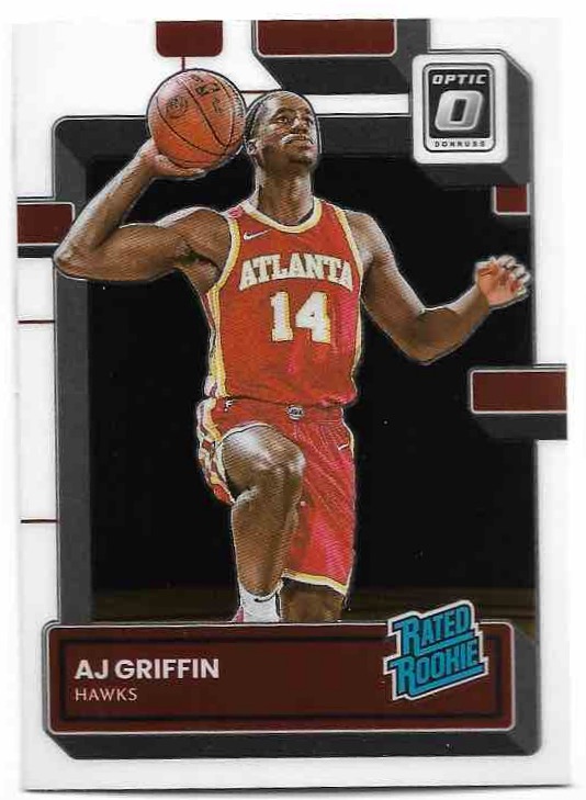 Rated Rookie AJ GRIFFIN 22-23 Panini Donruss Optic Basketball