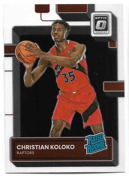 Rated Rookie CHRISTIAN KOLOKO 22-23 Panini Donruss Optic Basketball