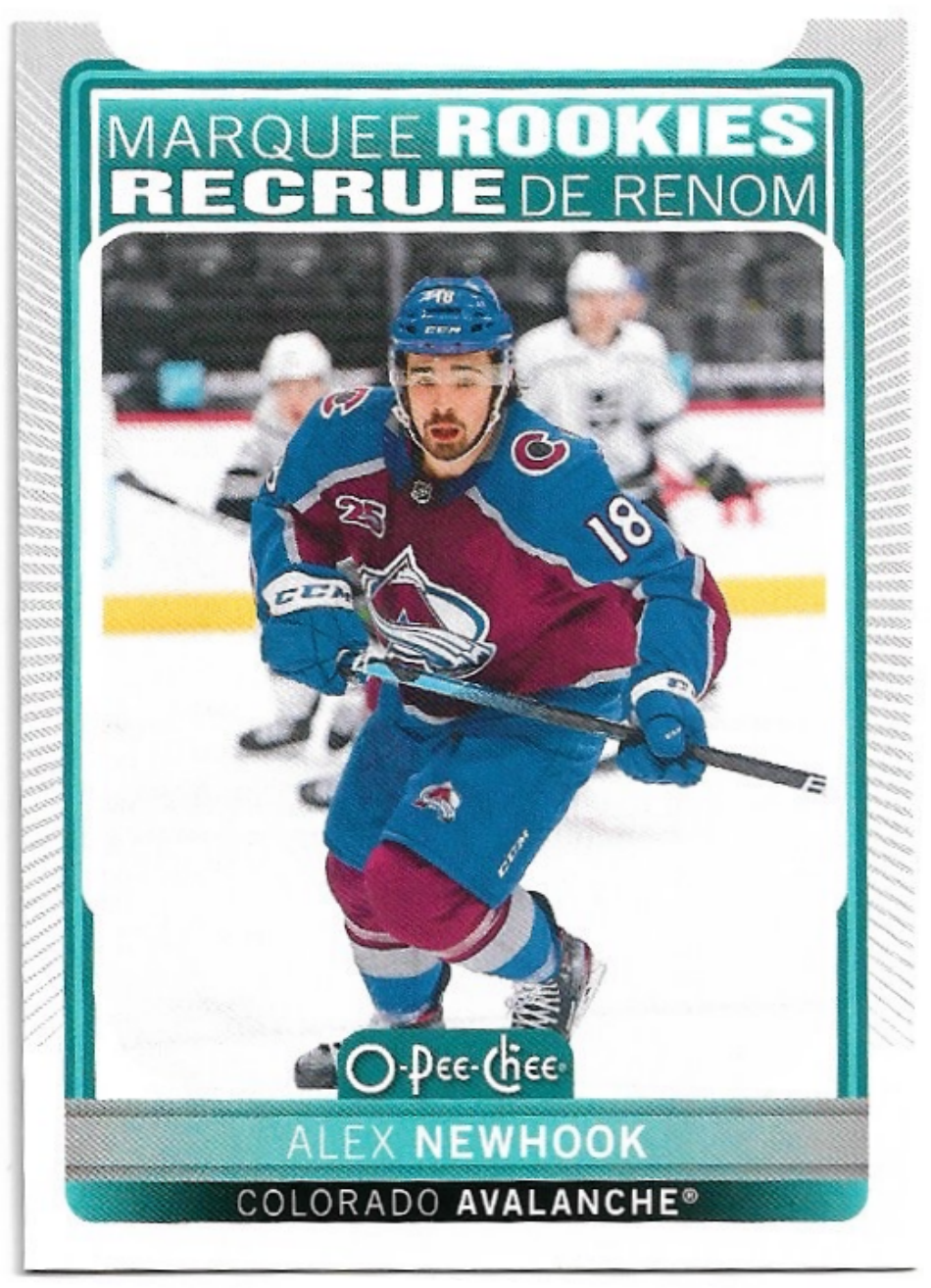 Marquee Rookies ALEX NEWHOOK 21-22 UD O-Pee-Chee OPC