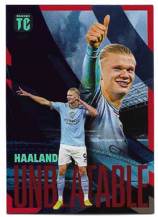 Red Unbeatable ERLING HAALAND 2023 Panini Top Class