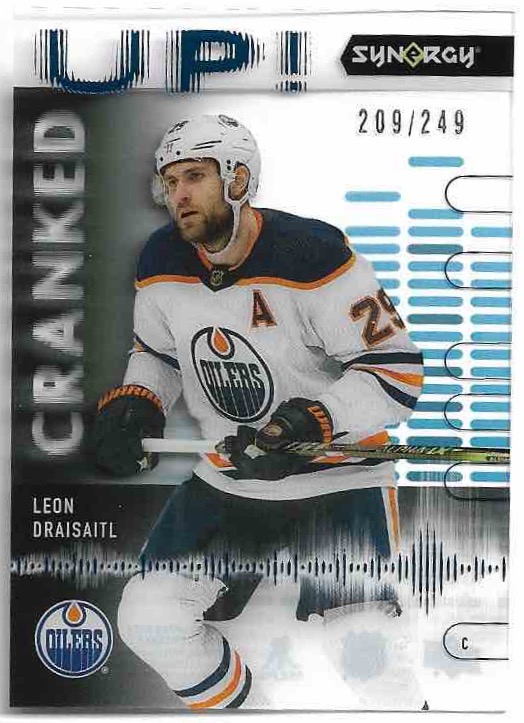Blue Cranked Up LEON DRAISAITL 22-23 UD Synergy /249
