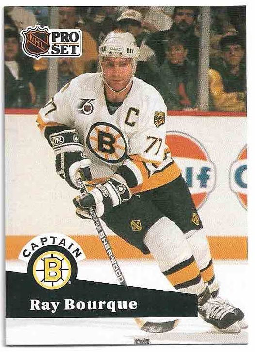 Captain RAY BOURQUE 91-92 Pro Set