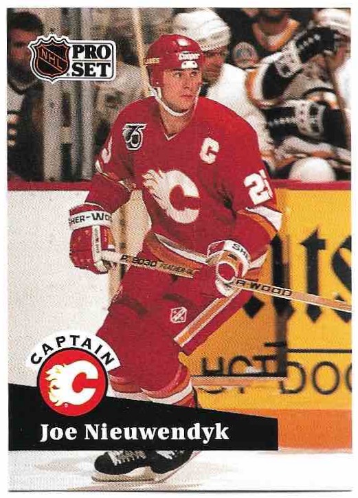 Captain JOE NIEUWENDYK 91-92 Pro Set
