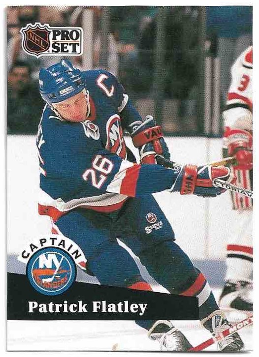 Captain PATRICK FLATLEY 91-92 Pro Set