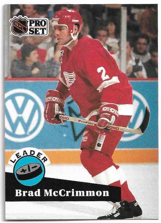 Leader BRAD MCCRIMMON 91-92 Pro Set
