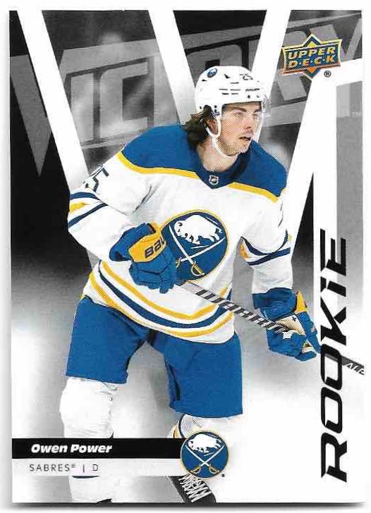 Victory Black Rookie OWEN POWER 2023 UD National Hockey Card Day