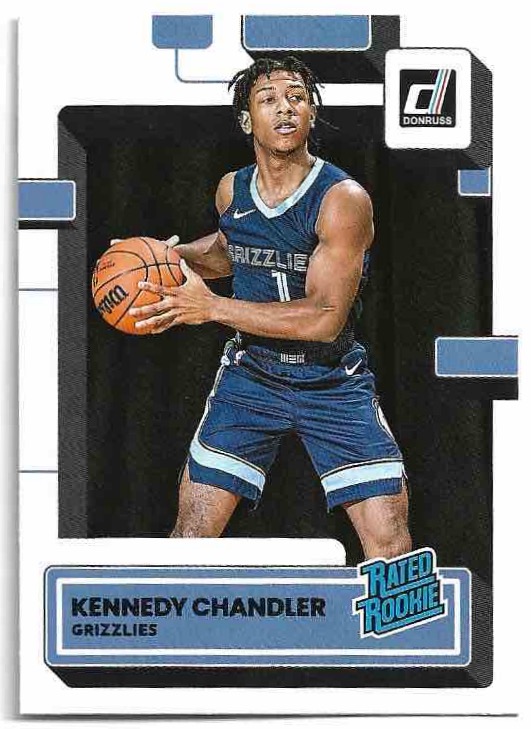 Rated Rookie KENNEDY CHANDLER 22-23 Panini Donruss Basketball