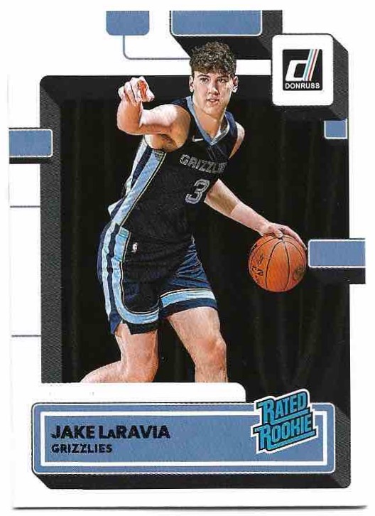 Rated Rookie JAKE LARAVIA 22-23 Panini Donruss Basketball