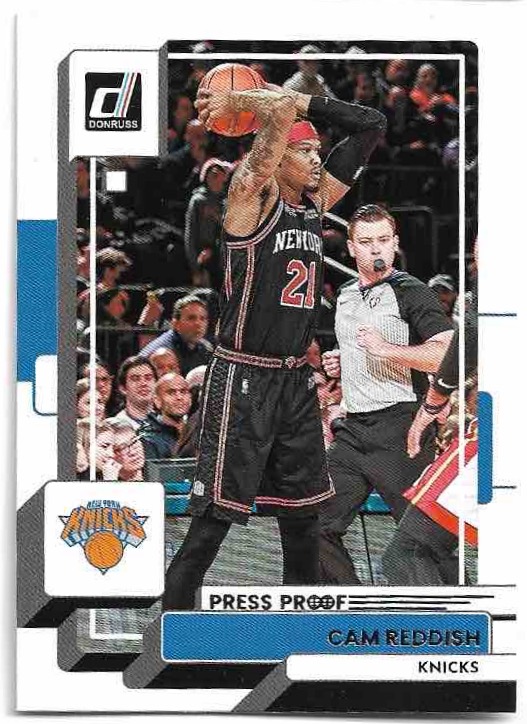 Press Proof CAM REDDISH 22-23 Panini Donruss Basketball