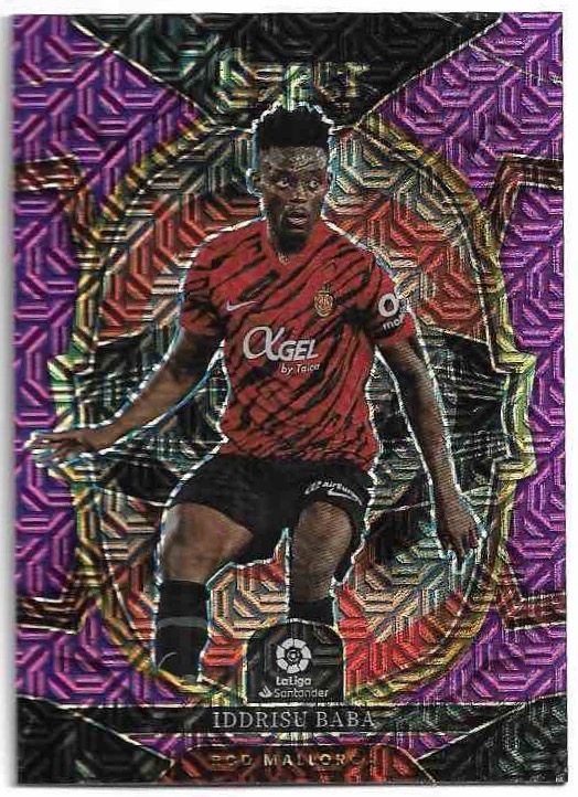 Purple Mojo Prizm Terrace IDDRISU BABA 22-23 Panini Select LaLiga Soccer