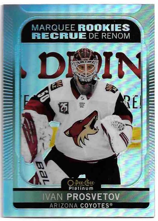 Rainbow Marquee Rookies IVAN PROSVETOV 21-22 UD O-Pee-Chee OPC Platinum