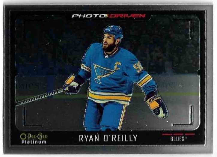 Photo Driven RYAN O'REILLY 21-22 UD O-Pee-Chee OPC Platinum
