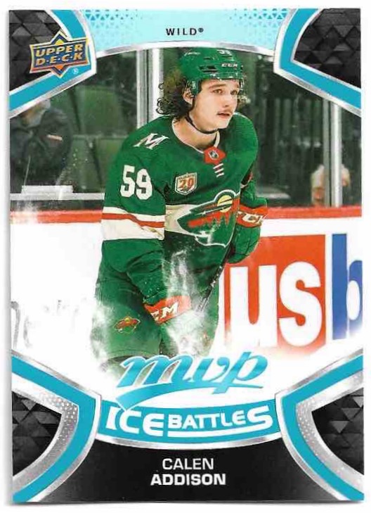 Rookie Ice Battles CALEN ADDISON 21-22 UD MVP