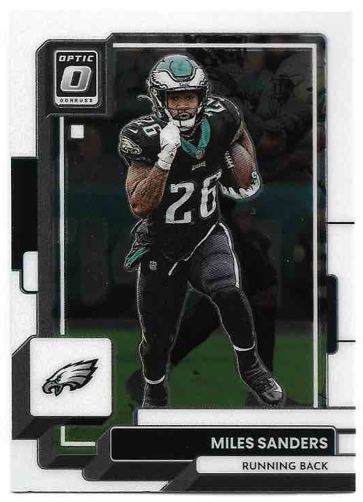 MILES SANDERS 2022 Panini Donruss Optic Football