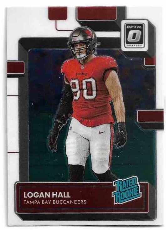 Rated Rookie LOGAN HALL 2022 Panini Donruss Optic Football