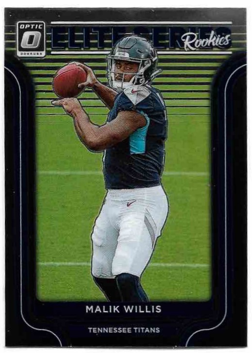 Rookies Elite Series MALIK WILLIS 2022 Panini Donruss Optic Football