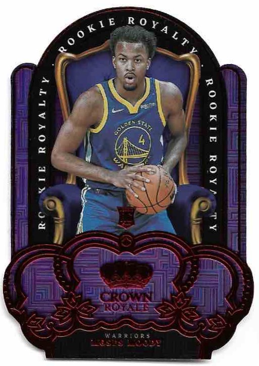 Asia Red Rookie Royalty MOSES MOODY 21-22 Panini Crown Royale Basketball
