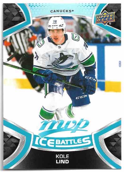 Rookie Ice Battles KOLE LIND 21-22 UD MVP