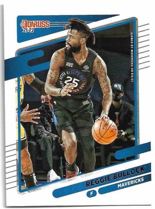 REGGIE BULLOCK 21-22 Panini Donruss Basketball